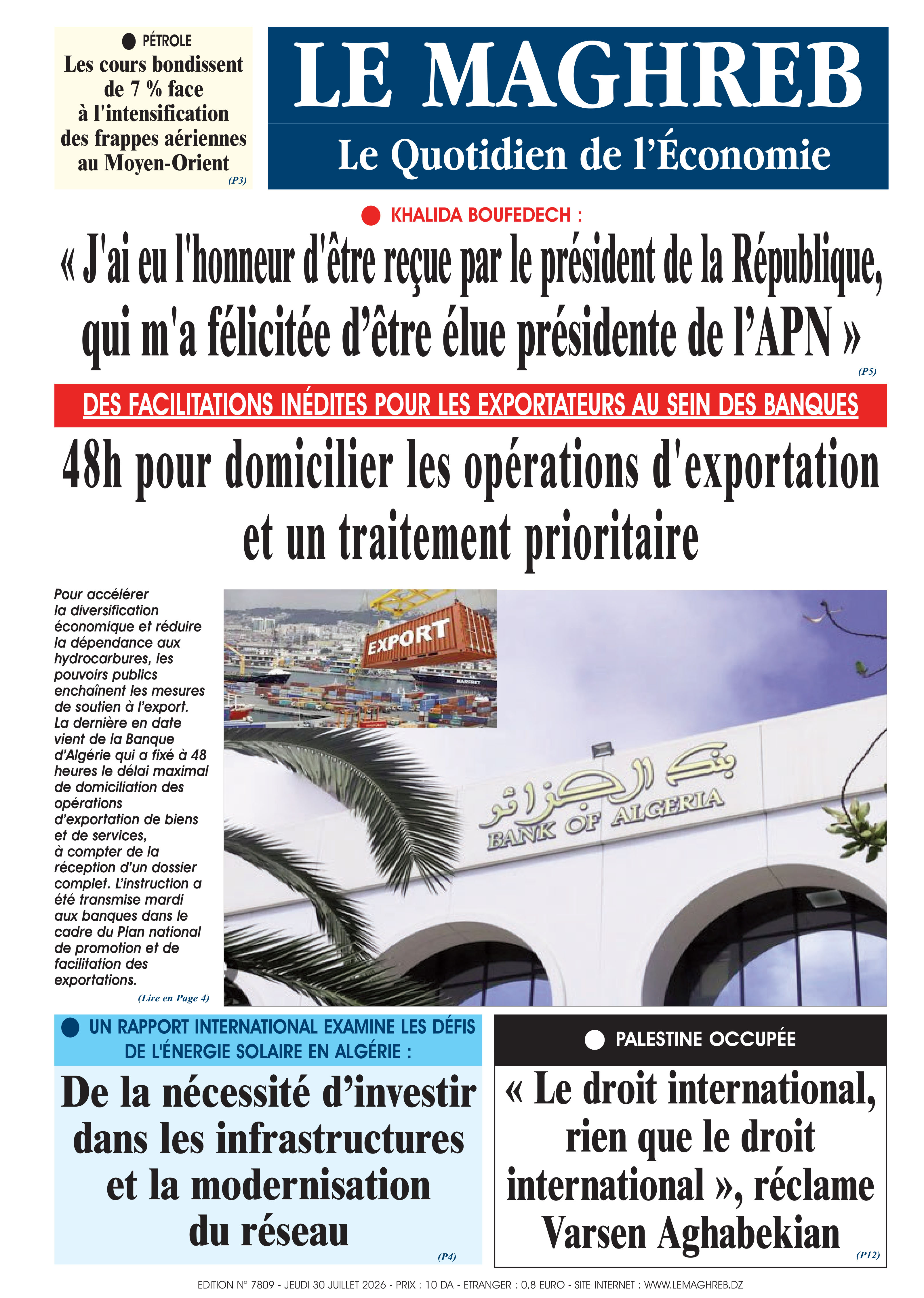 Édition du 2026-07-30