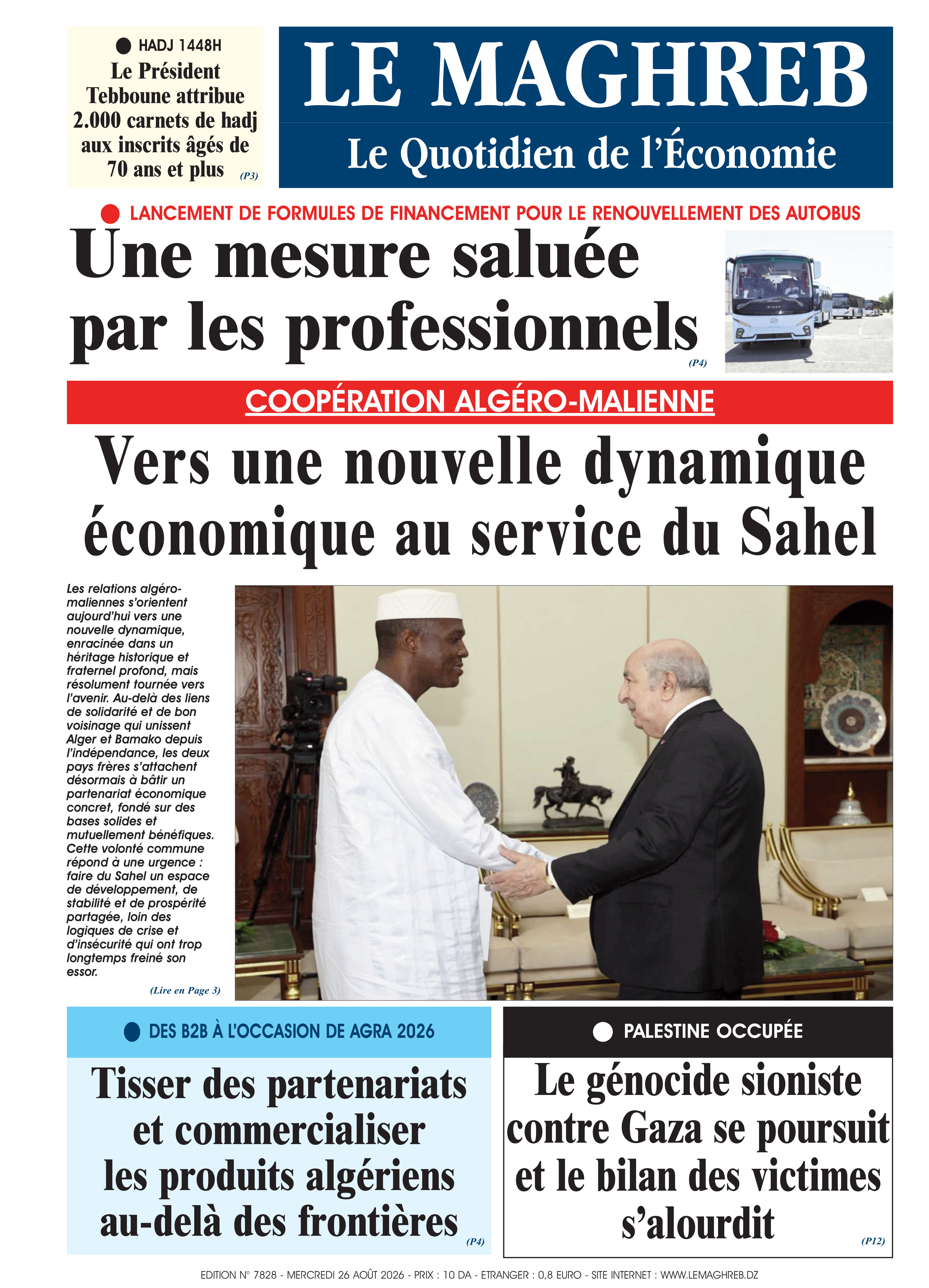 Édition du 2026-08-26