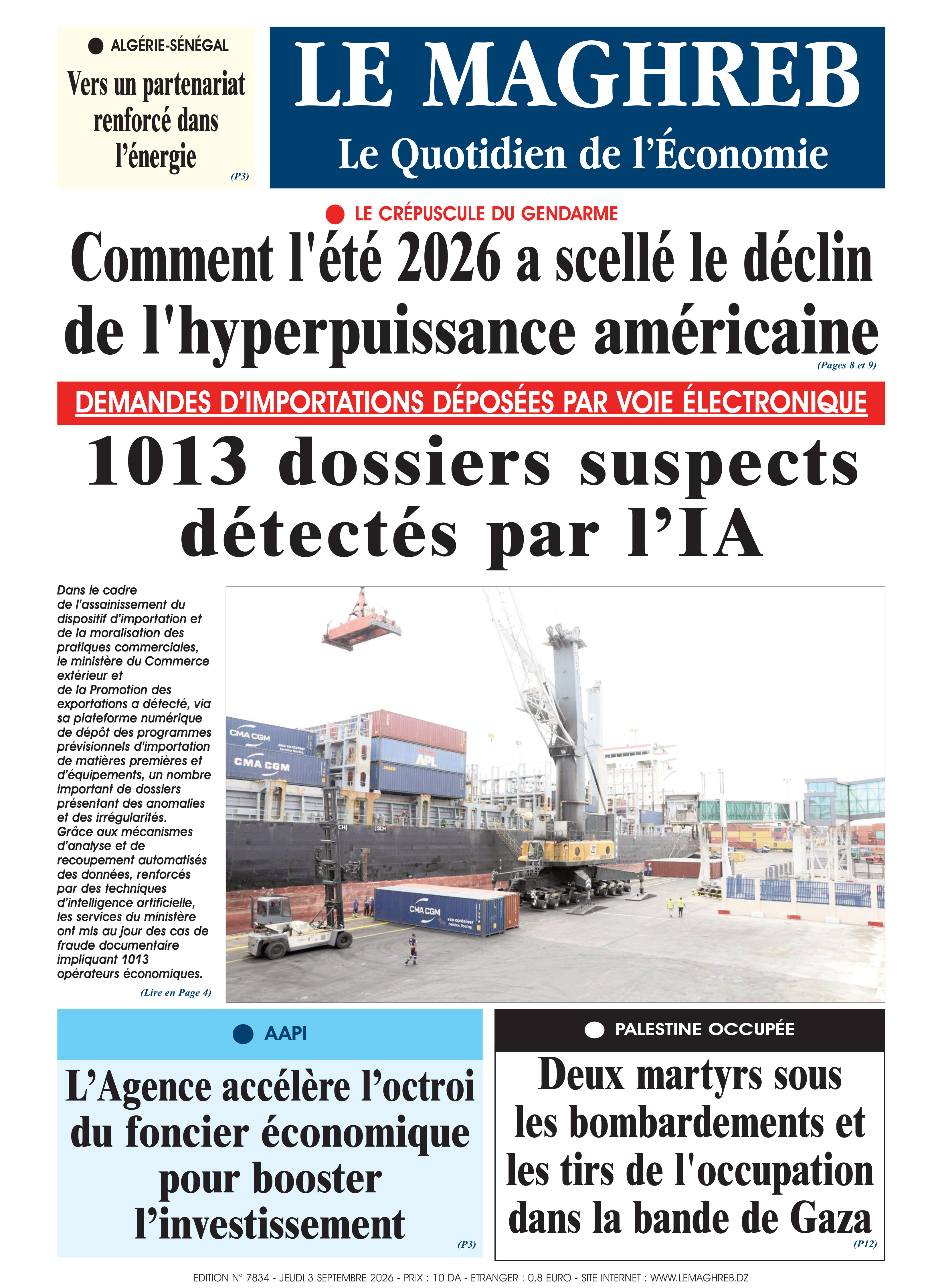 Édition du 2026-09-03