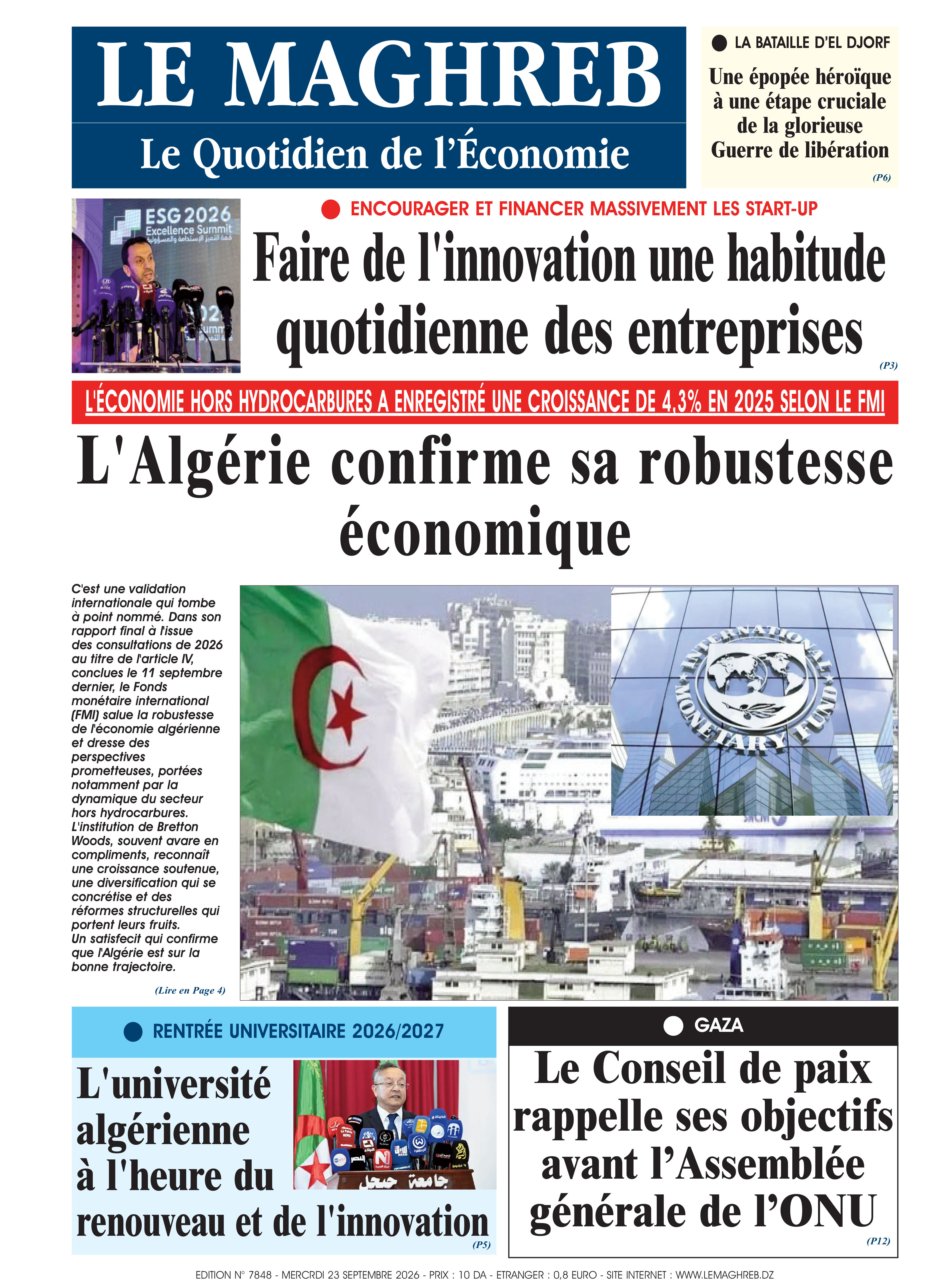 Édition du 2026-09-23