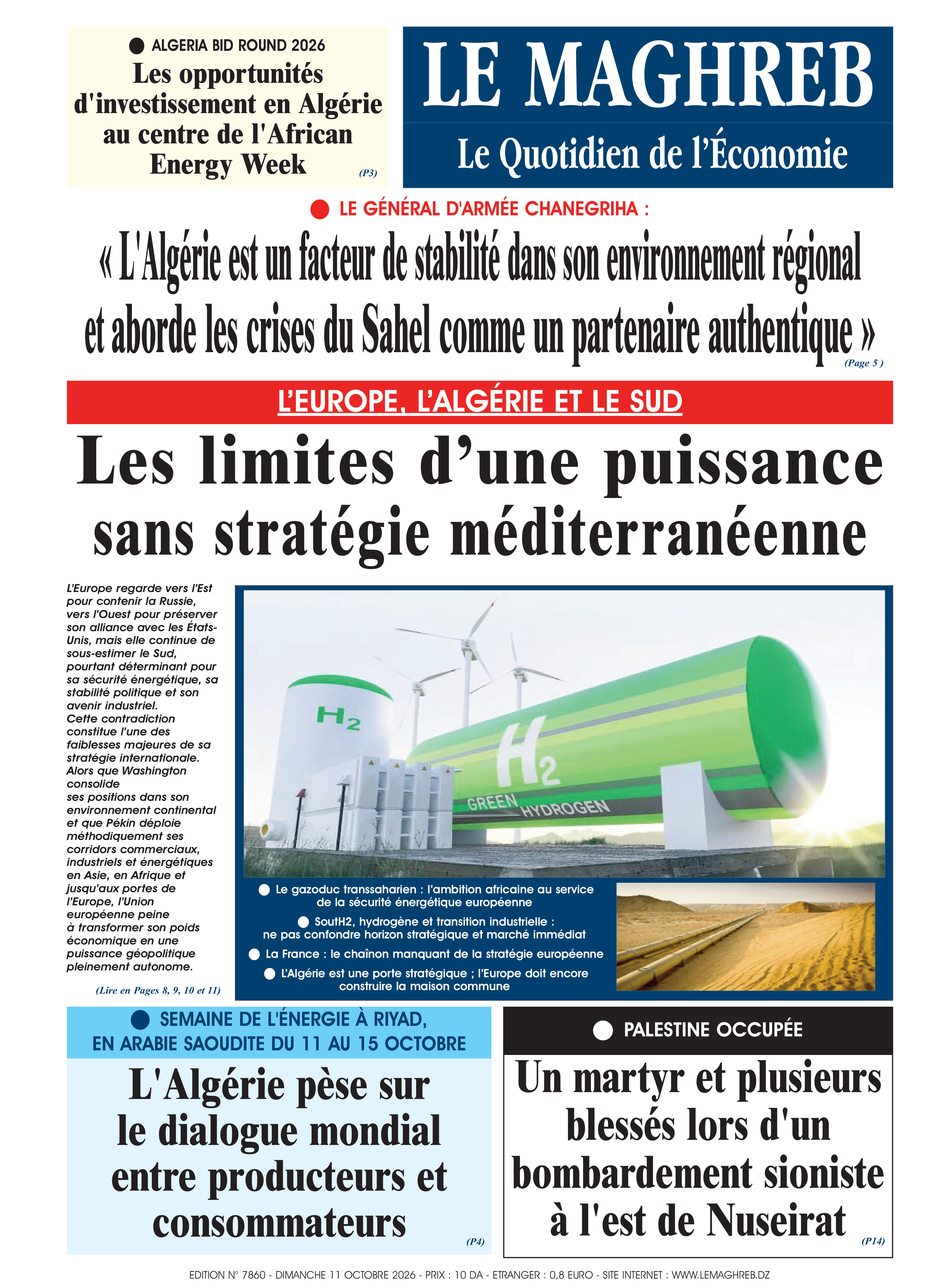 Édition du 2026-10-11