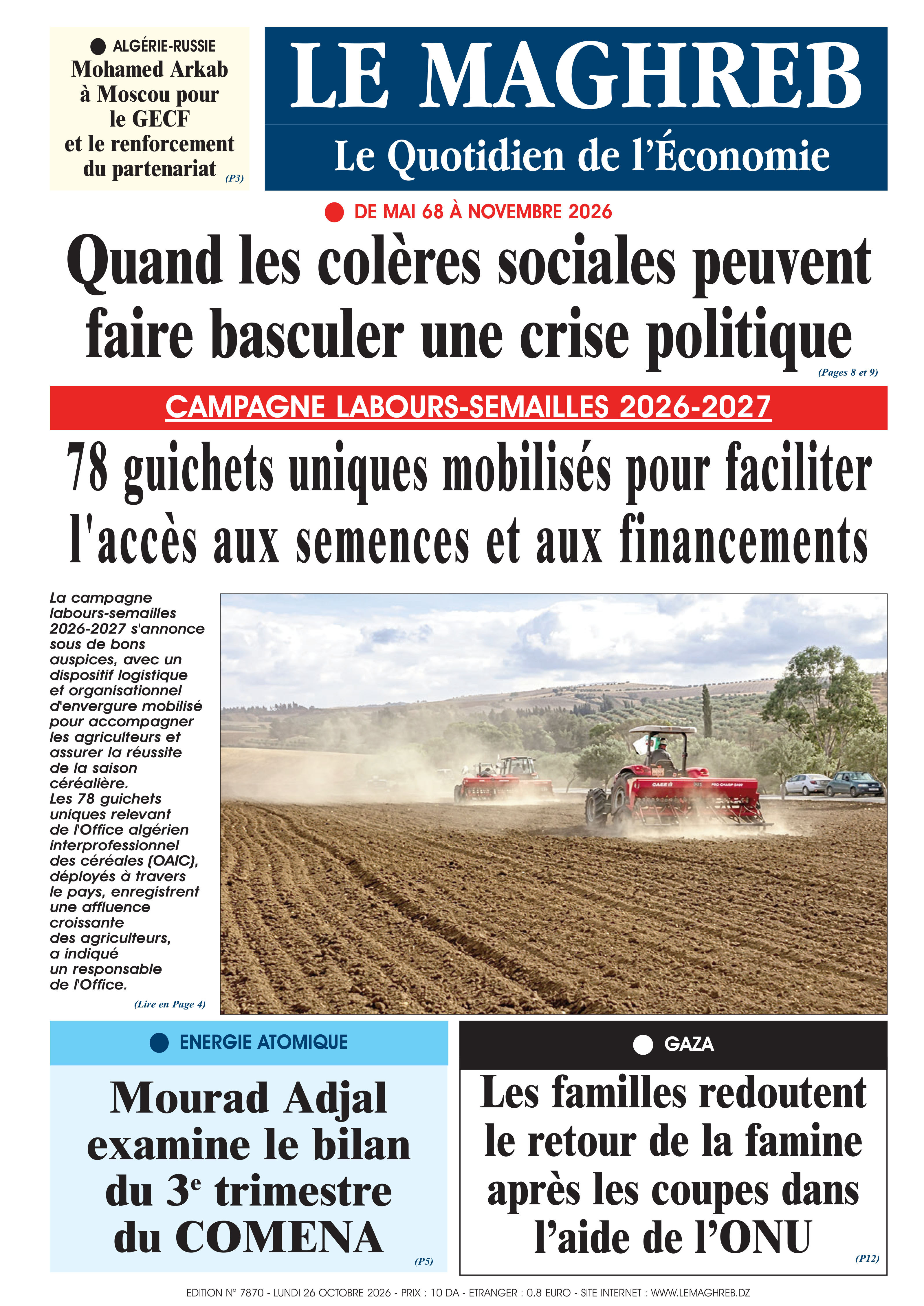 Édition du 2026-10-26