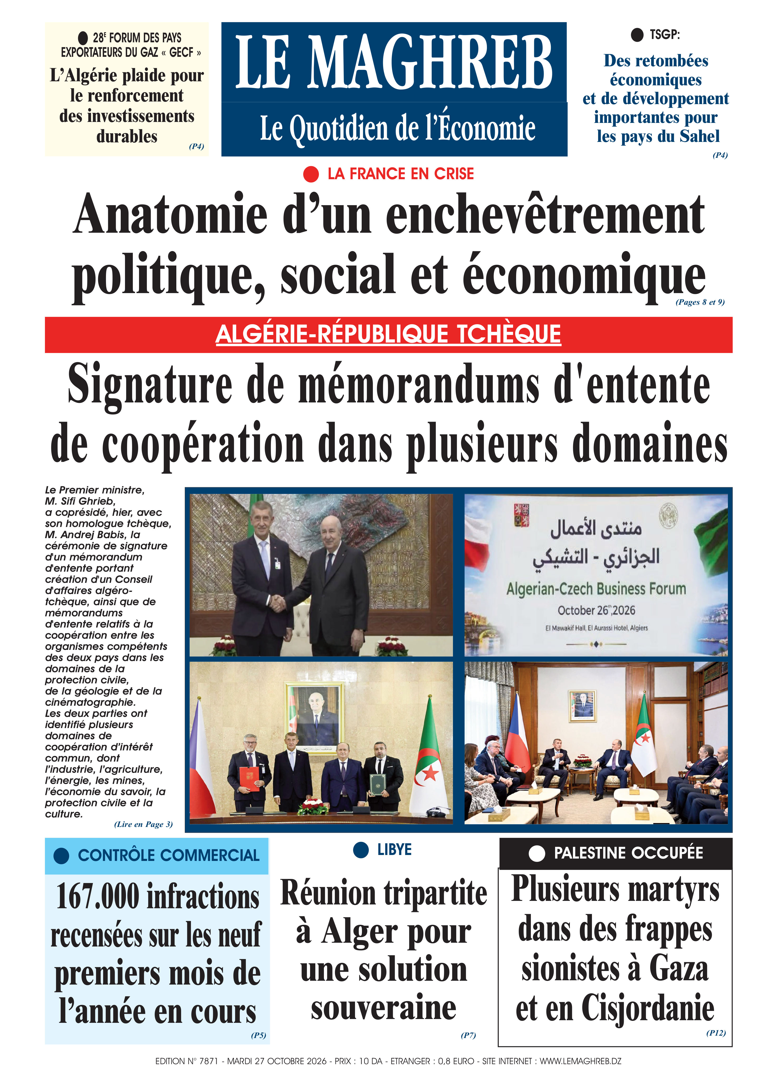 Édition du 2026-10-27