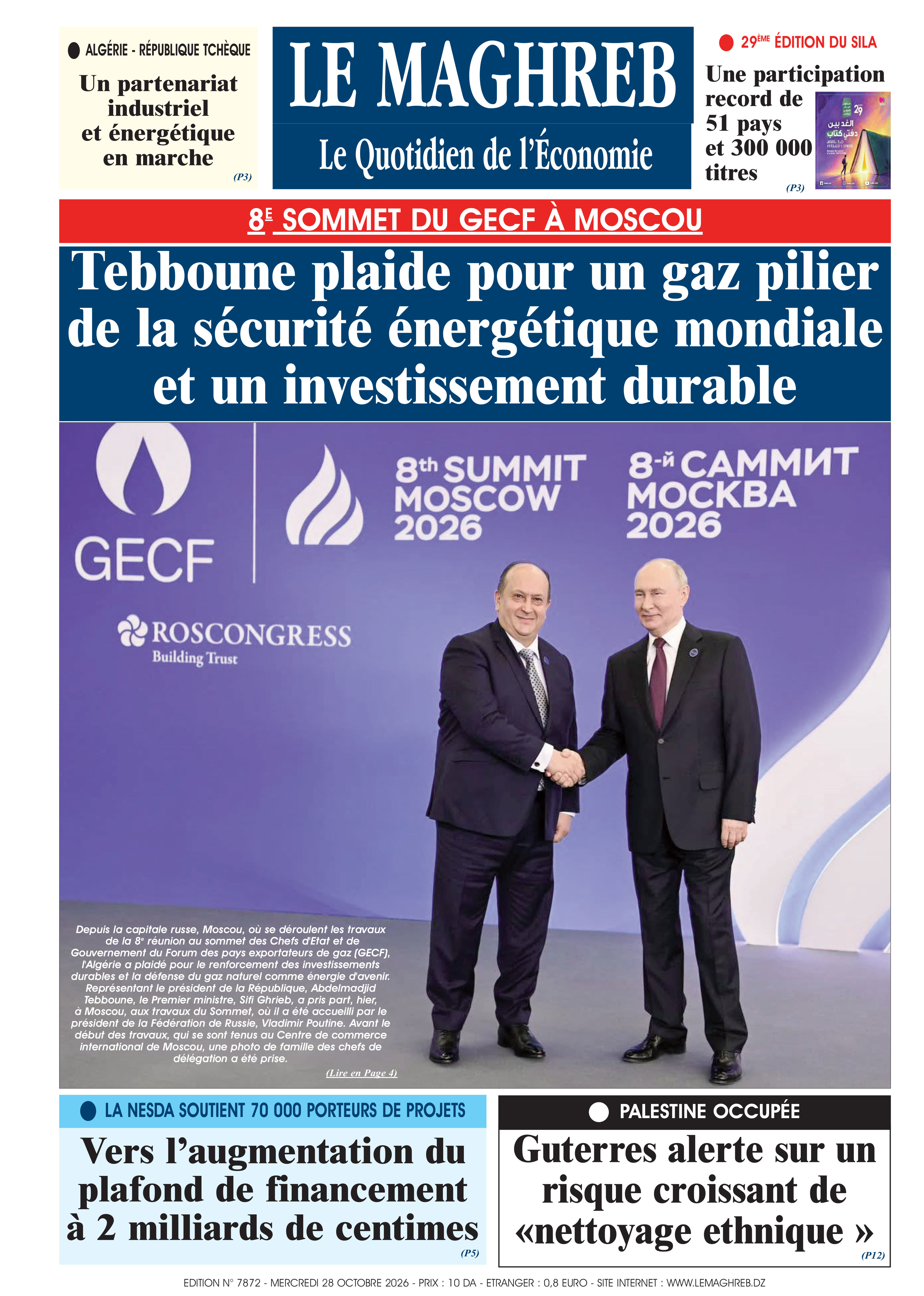 Édition du 2026-10-28
