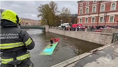 Photo of Russie: Un bus tombe depuis un pont dans une rivière de Saint-Pétersbourg, des victimes